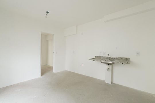 Sala/Cozinha de apartamento para alugar com 1 quarto, 33m² em Aclimação, São Paulo