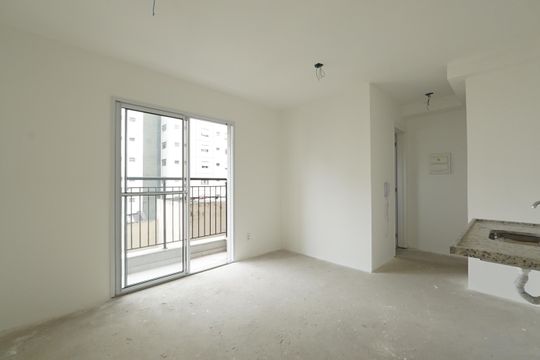 Sala/Cozinha de apartamento para alugar com 1 quarto, 33m² em Aclimação, São Paulo