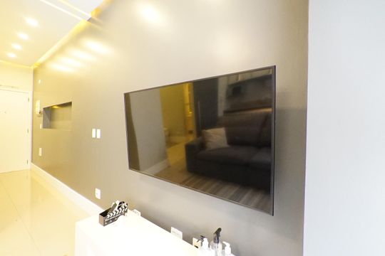 Sala de apartamento para alugar com 1 quarto, 60m² em Liberdade, São Paulo