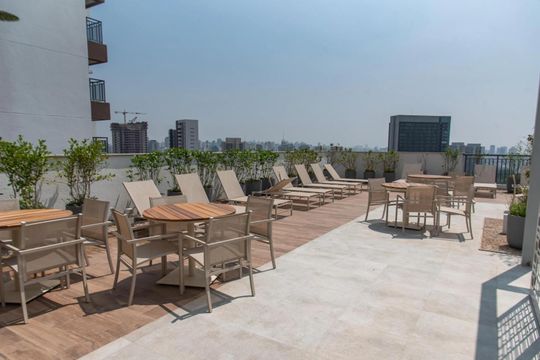 Área comum - Rooftop de kitnet/studio à venda com 0 quarto, 24m² em Ipiranga, São Paulo