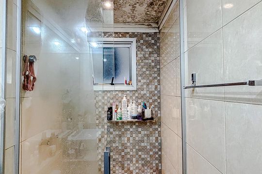 Banheiro da Suíte de apartamento à venda com 3 quartos, 85m² em Tatuapé, São Paulo