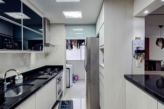Cozinha de apartamento à venda com 3 quartos, 85m² em Tatuapé, São Paulo