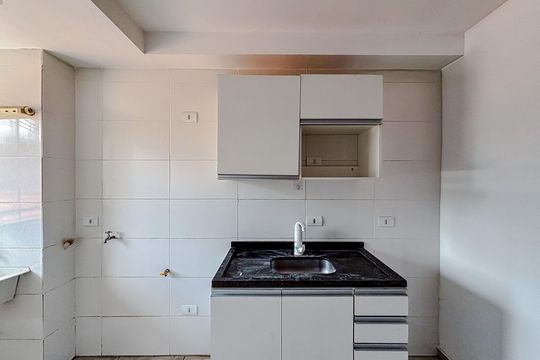 Cozinha e Área de Serviço de apartamento para alugar com 1 quarto, 32m² em Vila Esperança, São Paulo