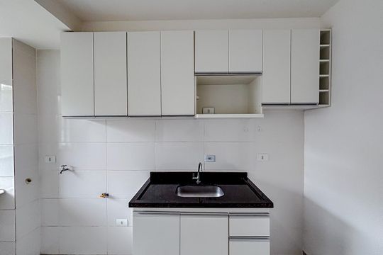 Cozinha - Armários de apartamento para alugar com 1 quarto, 31m² em Vila Esperança, São Paulo