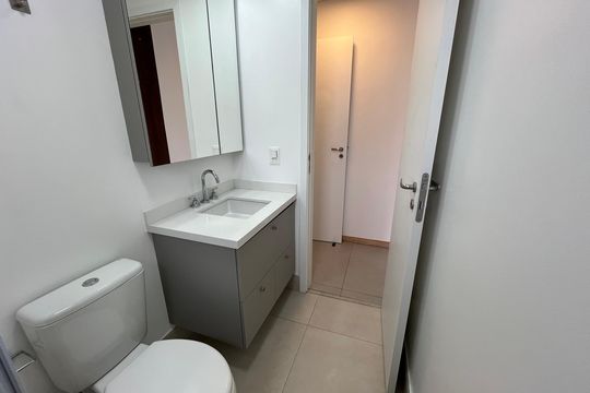 Banheiro da Suíte de apartamento para alugar com 1 quarto, 60m² em Limão, São Paulo