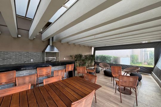 Área comum - Churrasqueira de apartamento para alugar com 1 quarto, 60m² em Limão, São Paulo