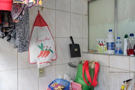 Área de serviço de apartamento à venda com 2 quartos, 65m² em Vila Helena, São Bernardo do Campo
