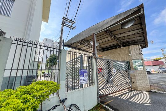Fachada + plaquinha de apartamento à venda com 2 quartos, 65m² em Vila Helena, São Bernardo do Campo