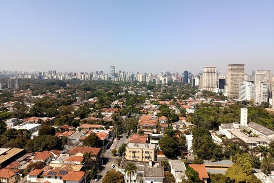 Vista rooftop de kitnet/studio para alugar com 1 quarto, 24m² em Jardim Paulistano, São Paulo
