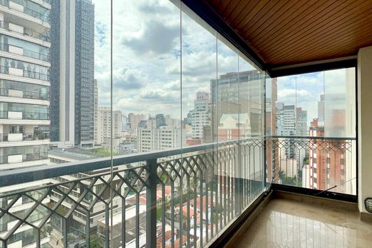 Varanda de apartamento para alugar com 4 quartos, 170m² em Pinheiros, São Paulo