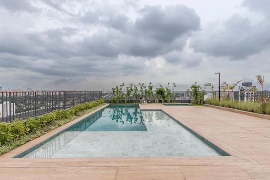 Área comum de kitnet/studio à venda com 2 quartos, 40m² em Santo Amaro, São Paulo