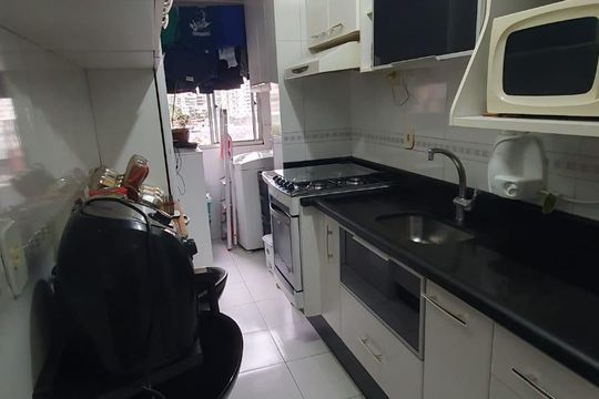 Cozinha de apartamento à venda com 2 quartos, 49m² em Belenzinho, São Paulo