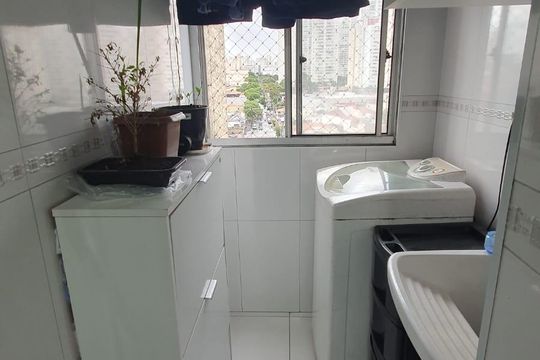 Área de serviço de apartamento à venda com 2 quartos, 49m² em Belenzinho, São Paulo