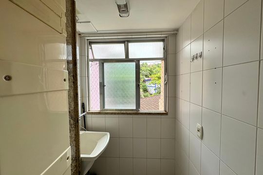 Área de Serviço de apartamento à venda com 2 quartos, 60m² em Pechincha, Rio de Janeiro