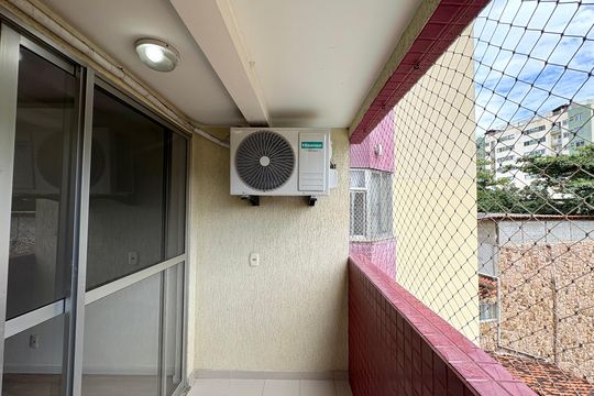 Varanda da Sala de apartamento à venda com 2 quartos, 60m² em Pechincha, Rio de Janeiro