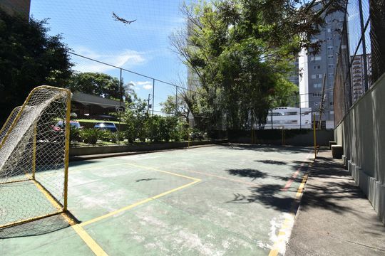 Área comum - Quadra de esportes de apartamento à venda com 3 quartos, 110m² em Batel, Curitiba