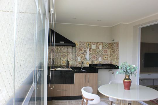 Varanda Gourmet  de apartamento para alugar com 2 quartos, 56m² em Jardim Tabatinga, Guarulhos