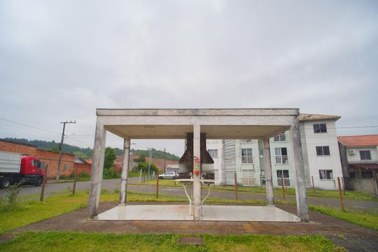Área comum - Churrasqueira de apartamento para alugar com 2 quartos, 39m² em Ipiranga, Sapucaia do Sul
