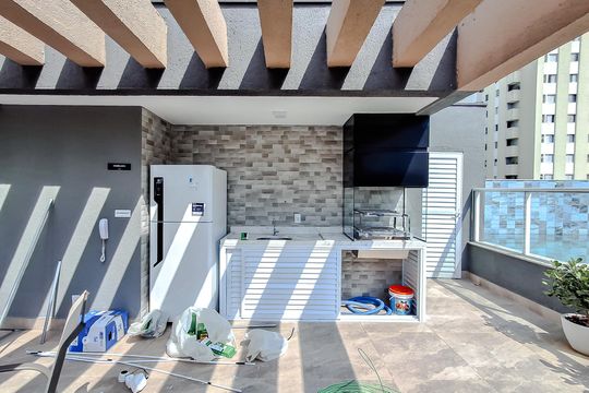 Área comum de apartamento à venda com 1 quarto, 40m² em Aclimação, São Paulo
