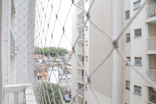 Vista da sacada da sala de apartamento para alugar com 2 quartos, 49m² em Vila Curuçá Velha, São Paulo