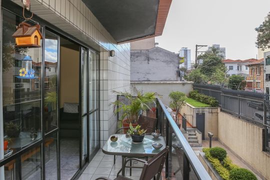 Sacada de apartamento à venda com 3 quartos, 147m² em Pompeia, São Paulo