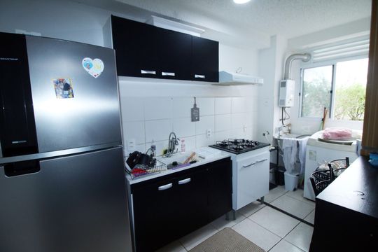 Cozinha de apartamento para alugar com 2 quartos, 50m² em Pavuna, Rio de Janeiro