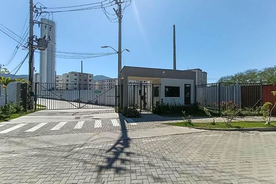 Fachada do condomínio de apartamento para alugar com 2 quartos, 40m² em Campo Grande, Rio de Janeiro