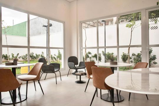 Área comum de apartamento para alugar com 1 quarto, 34m² em Vila Clementino, São Paulo