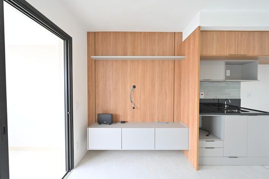 Sala de apartamento para alugar com 1 quarto, 47m² em Vila Clementino, São Paulo