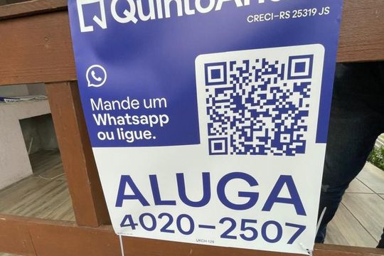 Placa Instalada em 14/10/2026 - Cod.UKCH-129 de kitnet/studio para alugar com 1 quarto, 80m² em São José, Novo Hamburgo