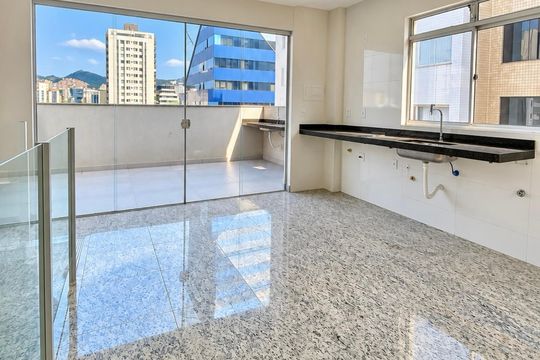 Cozinha e Área de Serviço de apartamento à venda com 1 quarto, 88m² em Centro, Belo Horizonte