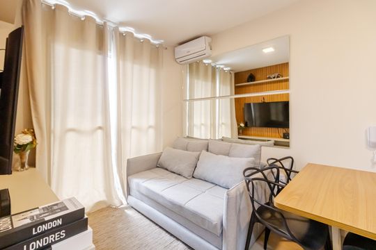Apartamento para alugar com 1 quarto, 37m² em Moema, São Paulo