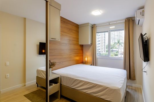 Quarto de apartamento para alugar com 1 quarto, 37m² em Moema, São Paulo