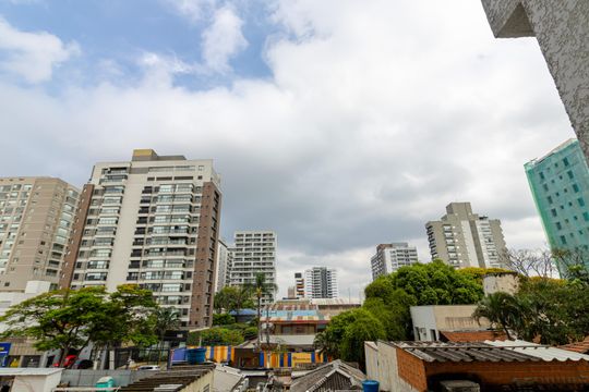 Vista quarto de apartamento para alugar com 1 quarto, 37m² em Moema, São Paulo
