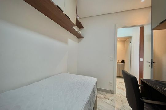 Quarto 2 de apartamento para alugar com 2 quartos, 67m² em Vila Clementino, São Paulo