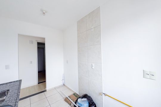 Cozinha de apartamento para alugar com 2 quartos, 55m² em Vila Santa Rita, Contagem