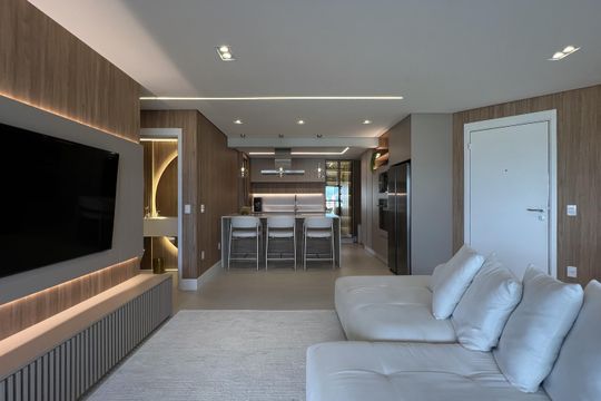 Sala de apartamento à venda com 3 quartos, 110m² em Macedo, Guarulhos