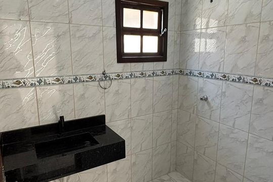 Banheiro de casa para alugar com 2 quartos, 68m² em Vila Nova Bonsucesso, Guarulhos
