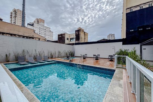 Área comum - Piscina de apartamento para alugar com 2 quartos, 46m² em Tatuapé, São Paulo