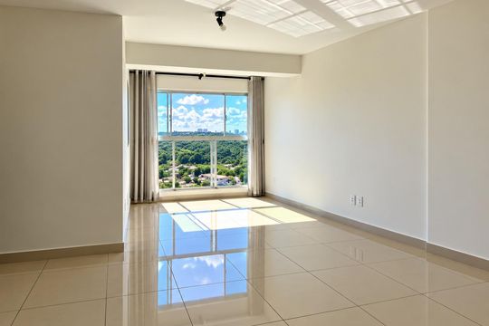 Sala de apartamento à venda com 3 quartos, 90m² em Caiçaras, Belo Horizonte
