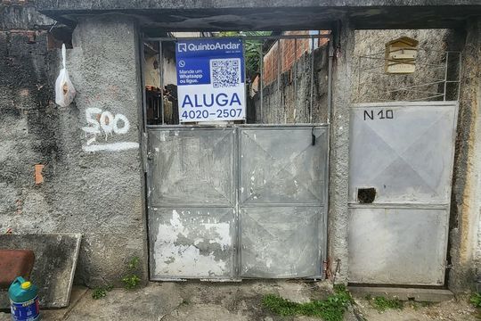 Fachada de casa para alugar com 1 quarto, 45m² em Santa Catarina, São Gonçalo