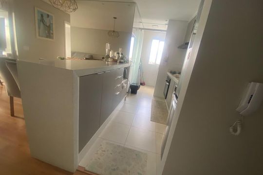 Cozinha de apartamento à venda com 2 quartos, 58m² em Jardim Itapark, Mauá