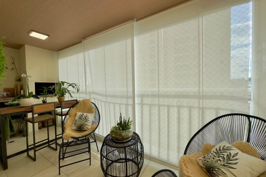Varanda da Sala de apartamento à venda com 3 quartos, 114m² em Vila Santo Antonio, Guarulhos