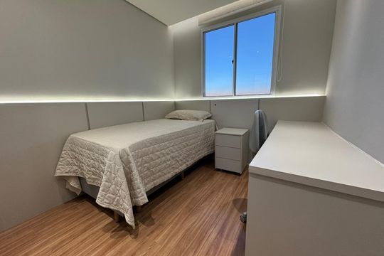 Quarto 2 de apartamento para alugar com 2 quartos, 46m² em Buritis, Belo Horizonte