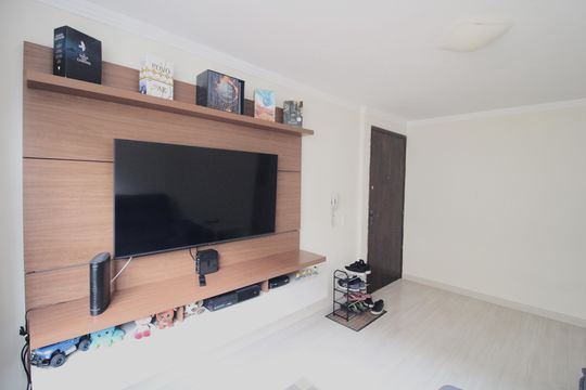 Sala de apartamento à venda com 2 quartos, 64m² em Terceira Divisão de Interlagos, São Paulo