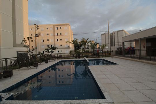 Área comum - Piscina de apartamento para alugar com 2 quartos, 50m² em Jardim Patricia, Uberlândia