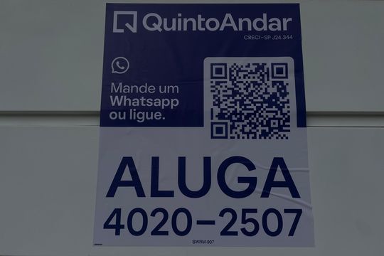 Placa SWRM 907 de casa para alugar com 2 quartos, 60m² em Jardim Sao Carlos (zona Leste), São Paulo
