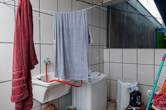 Área de Serviço de casa para alugar com 2 quartos, 60m² em Jardim Sao Carlos (zona Leste), São Paulo