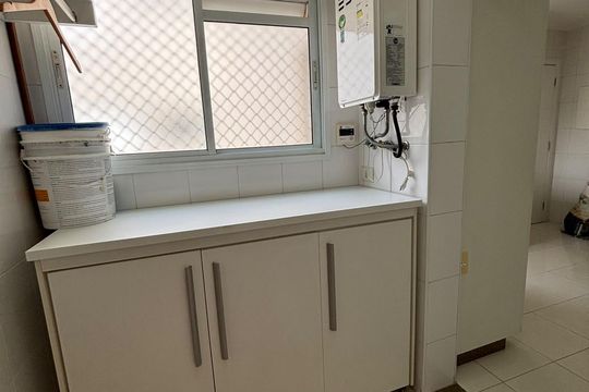 Área de serviço de apartamento à venda com 3 quartos, 212m² em Vila Dayse, São Bernardo do Campo