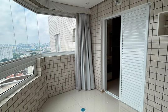 Varanda de apartamento à venda com 3 quartos, 212m² em Vila Dayse, São Bernardo do Campo
